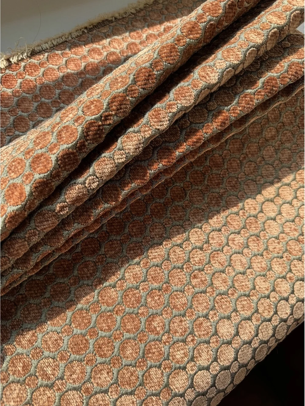 Upholstery Fabric Remnant 56” x 66” Reversible Textured Chenille